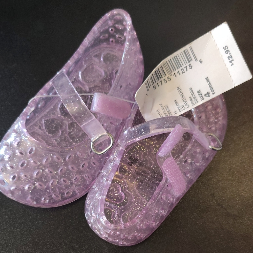 The Children's Place Sparkly Lavender Sandals
